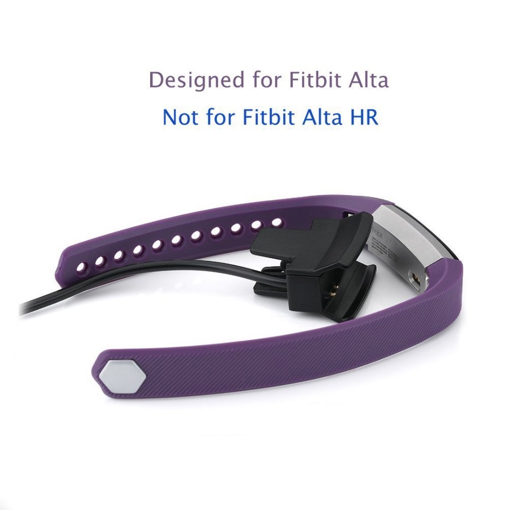 Compatible With Fitbit Alta HR Replacement USB Charger Charging Cord Cradle Dock Adapter Cable for Fitbit Alta HR Fitness Wristband Fitbit Alta HR Charger with Reset Function