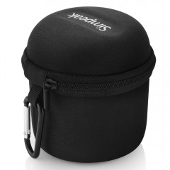 Bluetooth Speaker Case, Simpeak Mini Bluetooth Speaker Bag for Anker SoundCore Mini/Etekcity RoverBeats T3/SoundBot SB510/TaoTronics Wireless Speaker with carabiner, Black